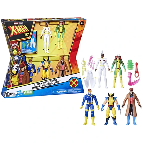 Marvel Studios X-Men '97 Team Up Pack, 4-Inch Action Figures, 5