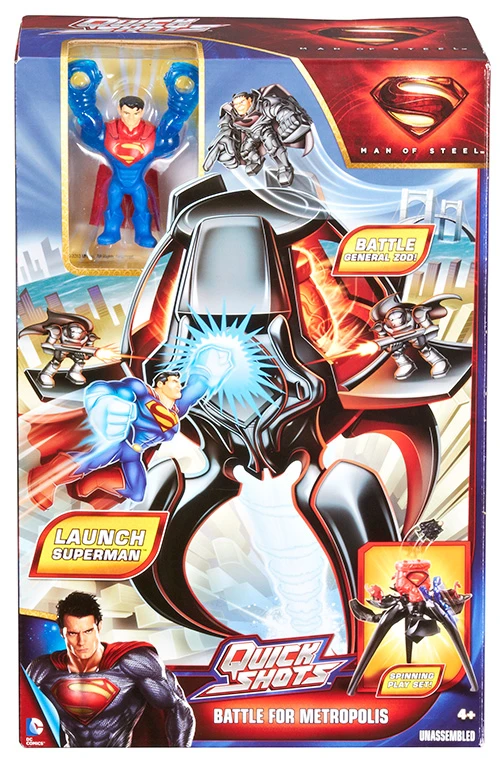 Superman Man of Steel Quickshots Battle for Metropolis Play