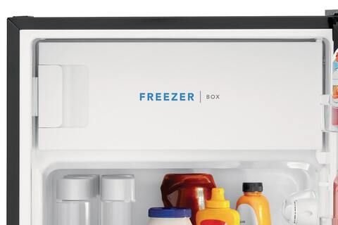 Frigidaire 4.4-cu ft Mini Fridge Freezer Compartment (Silver Mist) at