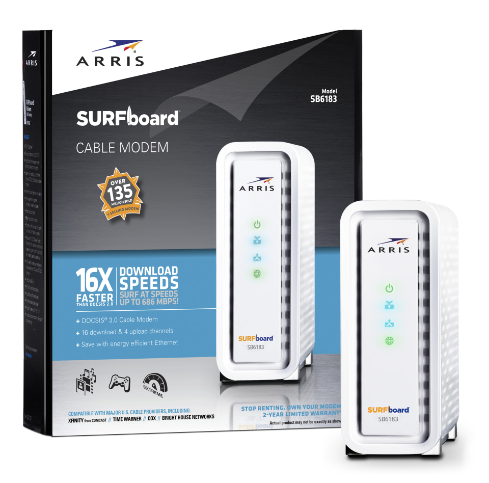 arris surfboard sb6183 walmart