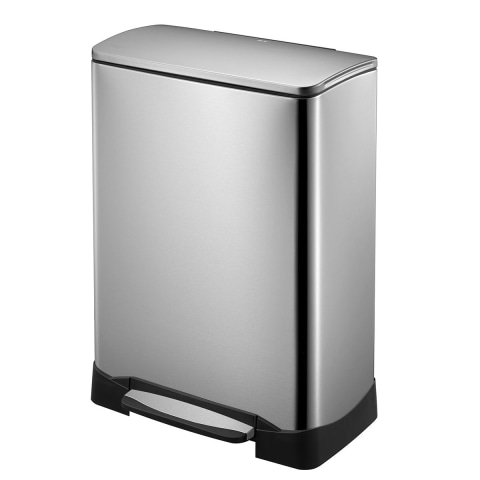 Fingerprint-Resistant Brushed Stainless Steel Finish