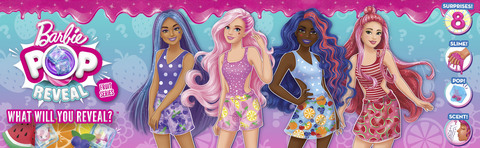 Barbie Pop Reveal Fruit Series - Fruit Punch Scented Doll & Surprises