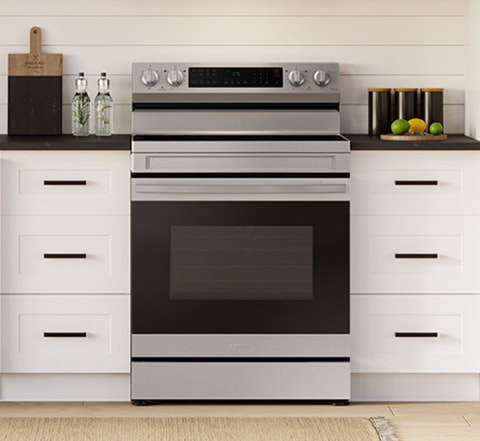 Samsung NE63A6511SS 6.3 Cu. ft. Smart Freestanding Electric Range - Stainless Steel