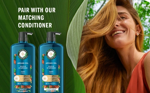 Herbal Essences Argan Oil Paraben Free Shampoo, Hair Repair