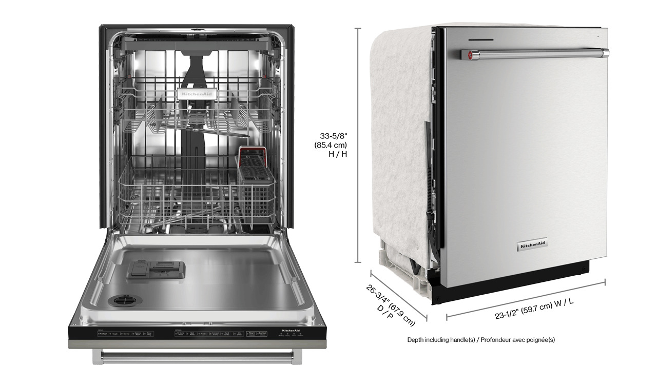 Kitchenaid 39 Db Top Control Dishwasher