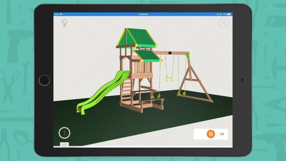 Backyard Discovery Tucson Cedar Wooden Swing Set