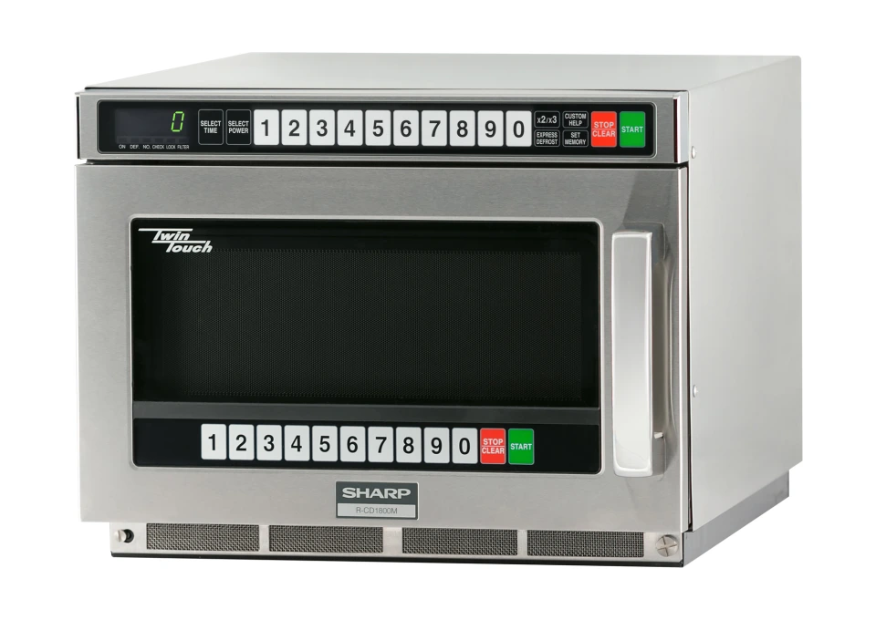 Sharp RCD1800M: Twintouch 1800W Commercial Microwave
