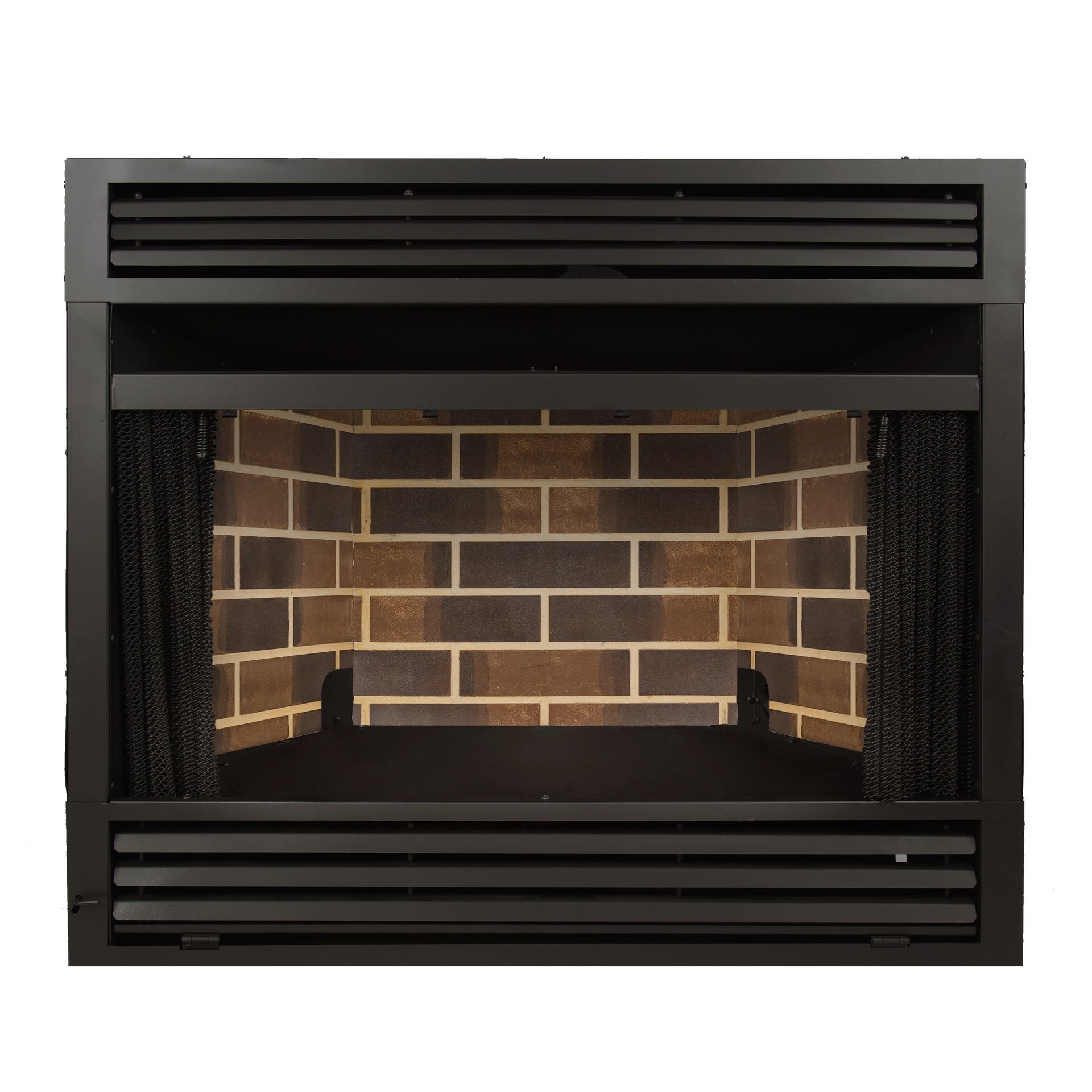 Pleasant Hearth 46.5-in W-BTU Black Vent-free-Burner Gas Fireplace