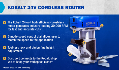 Kobalt 24V MAX 1/4-in-Amp Variable 