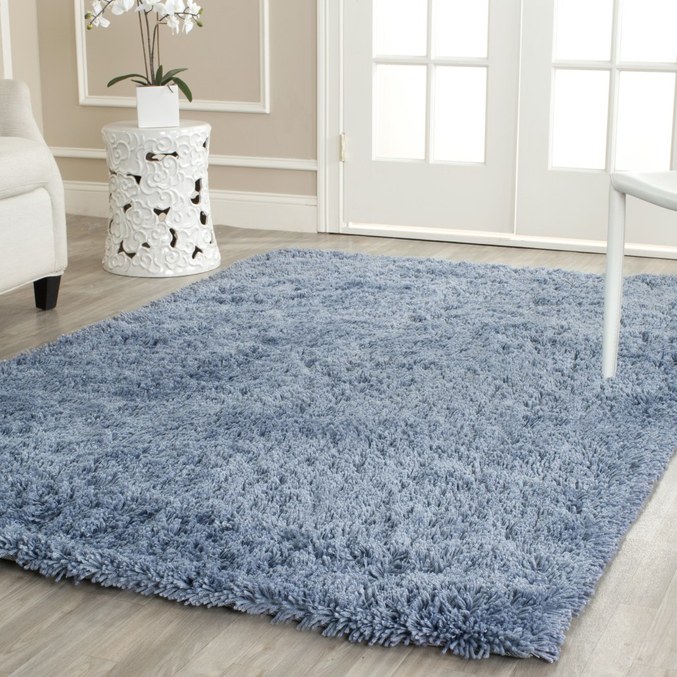 Beckham Leather & Cotton Rug Area Throw Rug Carpet 