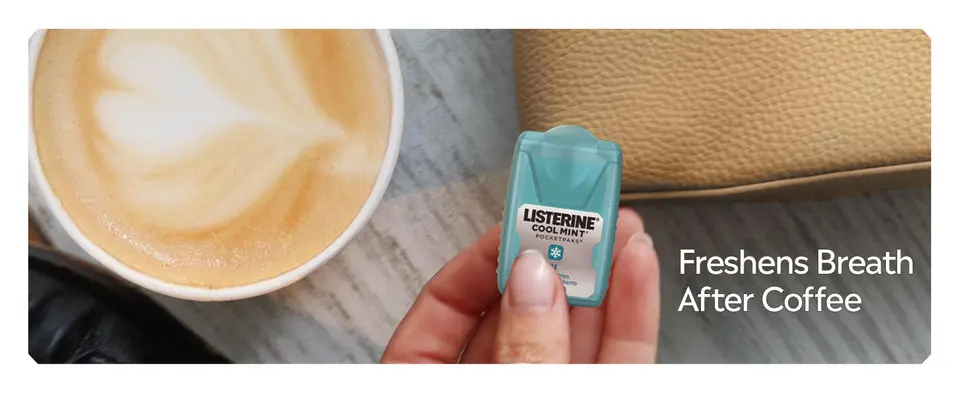 Listerine Cool Mint Pocketpaks Breath Strips, 24-Strip Pack, 3 Pack