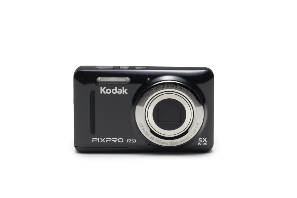  Kodak PIXPRO FZ53 cámara digital de 16 Mp con zoom favorable,  cámara digital con zoom óptico 5X y pantalla LCD de 2.7 pulgadas (negra) :  KODAK: Electrónica