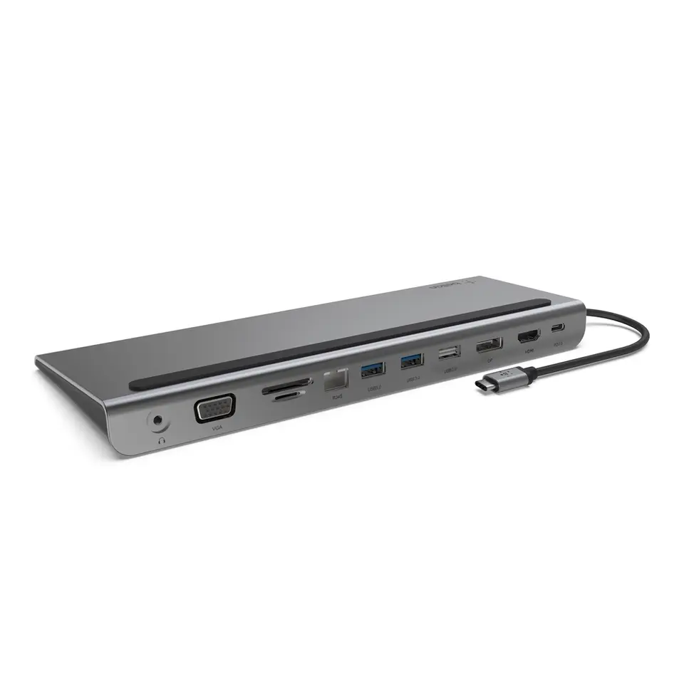 Belkin USB C Hub, 11-in-1 MultiPort Adapter Dock with 4K