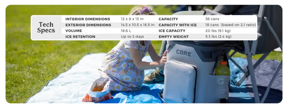 CORE Equipment CLIMAKEEP Magnetic 36-Can Soft Cooler | Dick's