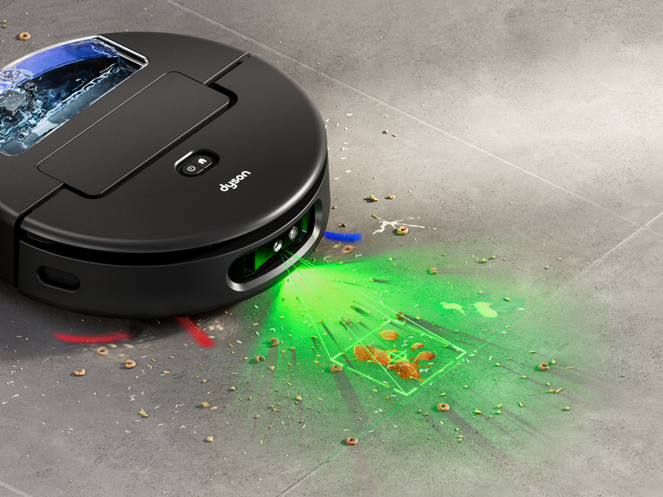 Dyson Spot+Scrub Ai Wet and Dry Robot Vacuum Matched Black/Blue
