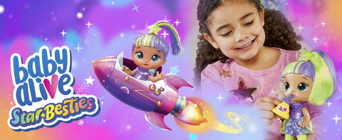 Baby Alive Star Besties Doll, Lovely Luna, 8-inch Space-Themed Baby Alive  Doll Toy with Accessories for Kids 3 and Up - Baby Alive