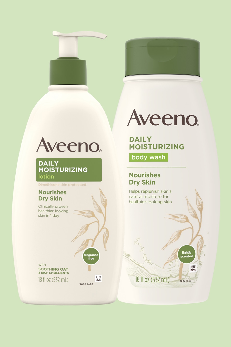 Aveeno Revitalizing Body Wash Prebiotic Oat + Green Tea, 18 fl. Oz