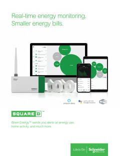 Square D Wiser Energy Smart Home Utility Monitor In The Home Utility Monitors Department At Lowes Com