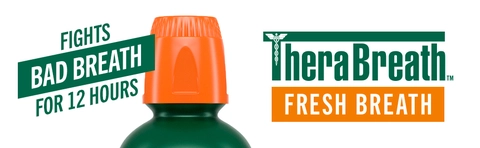 Therabreath mouthwash bottle