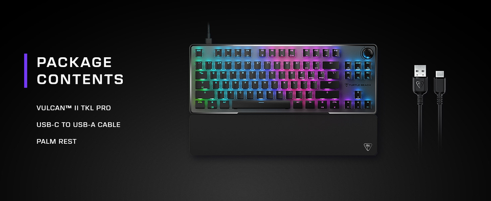 Turtle Beach Vulcan II TKL Pro Hall Effect - Black; Analog