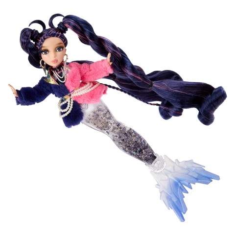 Mermaze Mermaidz Winter Waves Nera Fashion Doll Toy with Swirling