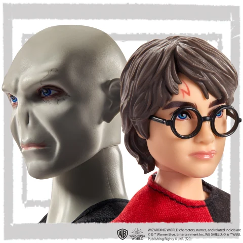 Pack De 2 Figuras Harry Potter Vs Voldemort Con Accesorios – Regalo Mágico Para Niños Y Niñas +6 Años (Mattel GNR38)