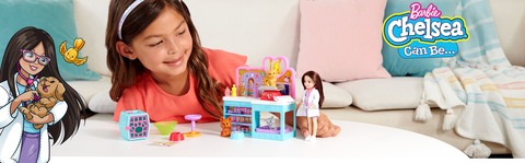 Barbie Chelsea Pet Vet Doll Playset