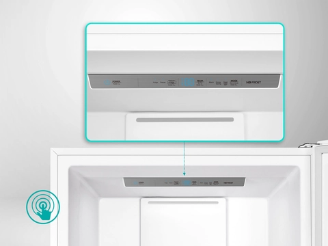 21.2 cu. ft. White Convertible Upright Fridge or Freezer Hisense