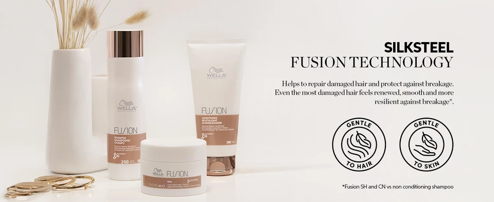 With silk steel fusion technology that helps to repair damaged hair and protect against breakage