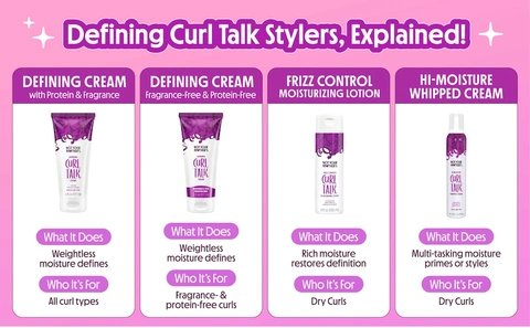 not your mother&#39;s curl talk frizz control moisturizing lotion curly hair types curly hair essentials haircare product hair frizz defined curls hair definition