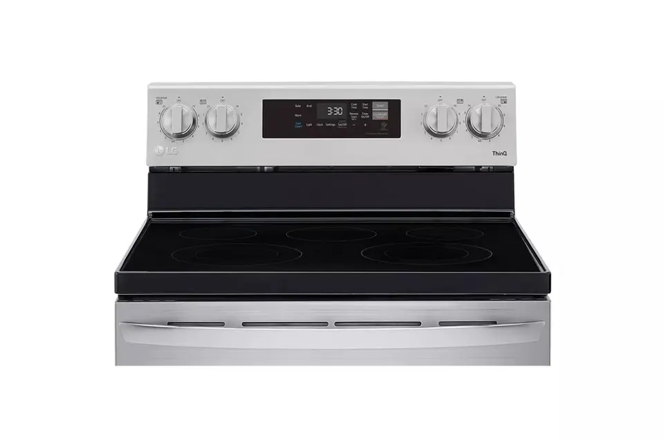LG - LREL6321S - 6.3 cu. ft. Smart Wi-Fi Enabled Electric Range