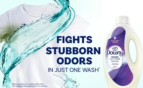 Fights stubborn odors in just one wash