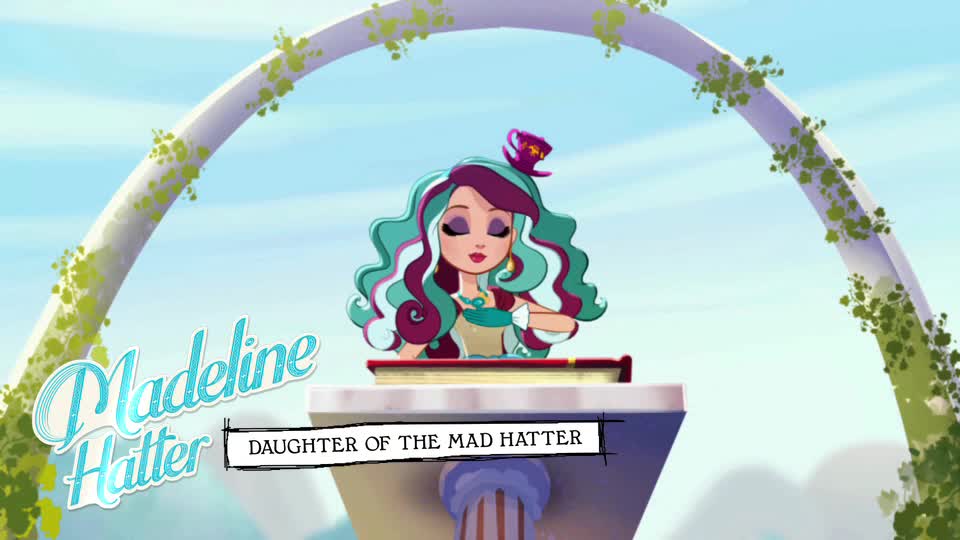 thumbnail video image 2 of Ever After High First Chapter Madeline Hatter Doll, 2 of 10