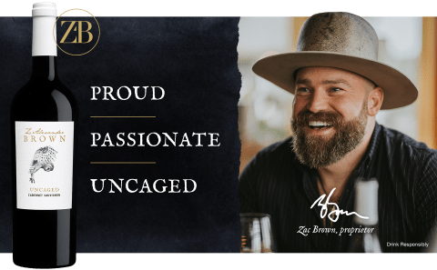 Zac Brown's New Wine Label Tops The Nielsen Charts