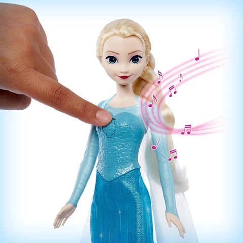 Disney Frozen Elsa Doll Sings Let It Go Inspired by the Movie Walmart