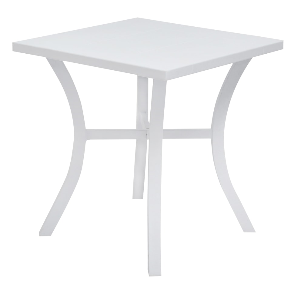 Allen Roth Marsh Cove Square Outdoor End Table 20 In W X 20 In L With In The Patio Tables Department At Lowes Com