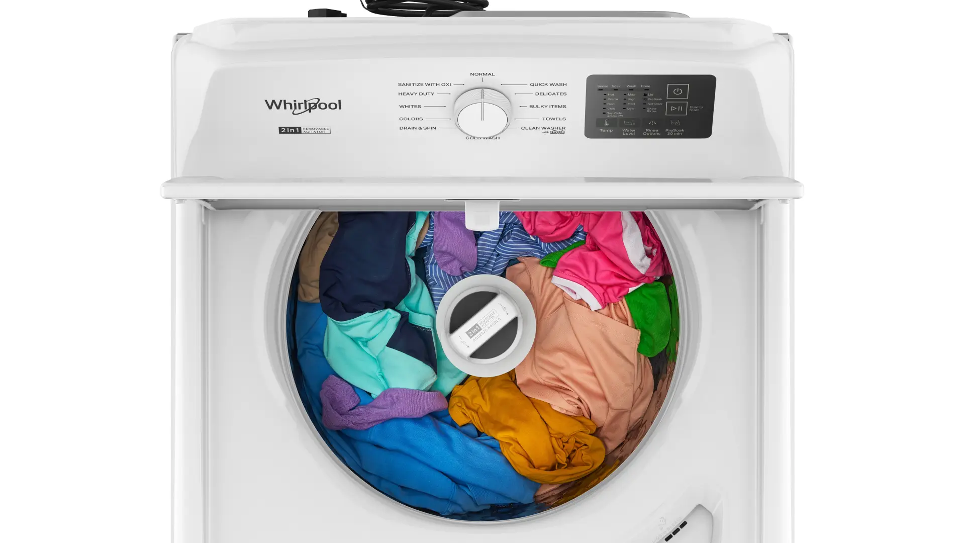 4.8 cu. ft. Top Load Washer Whirlpool WTW4107SW | Tanguay