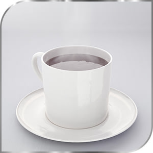 Eating hot food or drinking hot drinks.