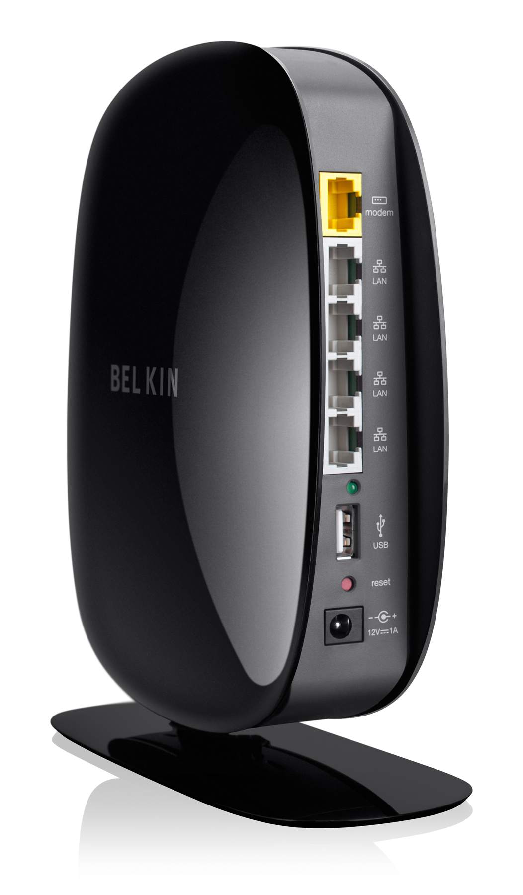Router 2.4 5GHZ NAS USB Belkin F9K1102 N600 Dual Band 4-Port Switch Wireless-N 