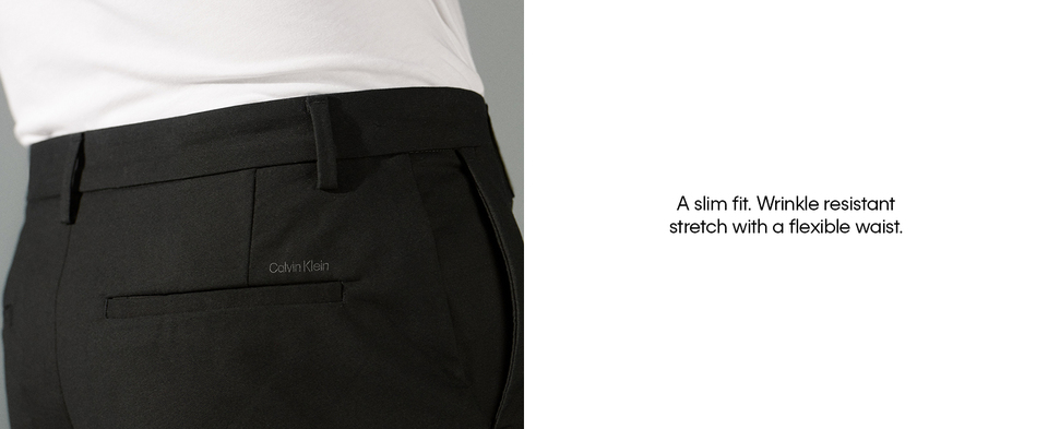 Calvin Klein Modern Stretch Chino Pants Alloy 