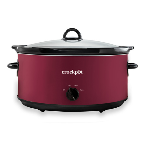 Crock Pot 8 Quart Manual Slow Cooker Rhubarb