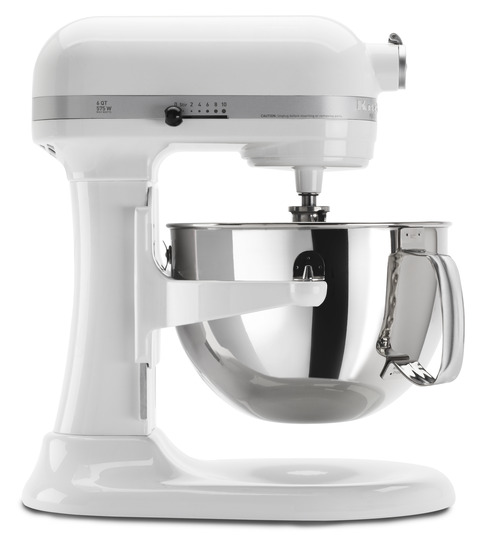 Kitchenaid Batidora profesional 600 de 6 cuartos de galón, metal pulido  perla níquel (renovado)