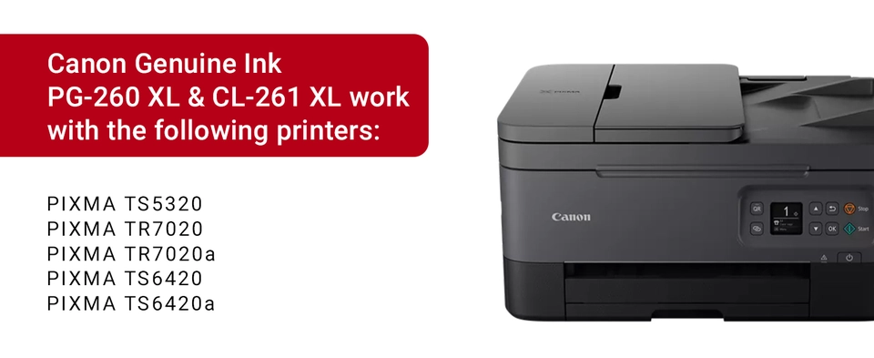 Canon PG-260 XL / CL-261 XL Original High Yield Inkjet Ink
