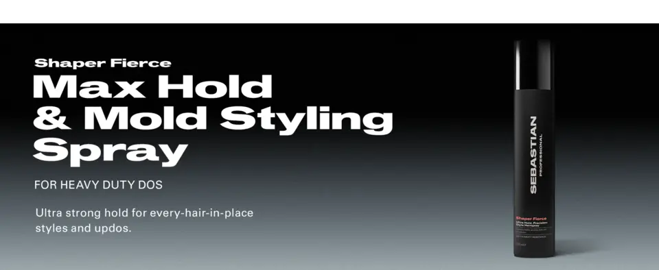 Sebastian Shaper Fierce max hold and mold styling