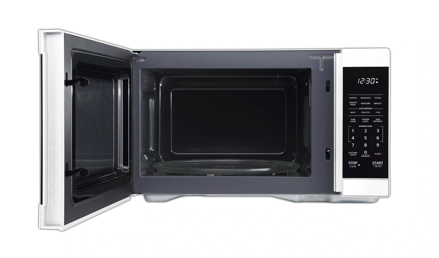 1.1 cu. ft. White Countertop Microwave Oven | SHARP