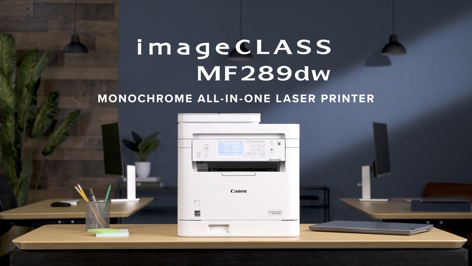 thumbnail video image 2 of Canon imageCLASS MF289dw - All in One, Wireless, Duplex Laser Printer, 2 of 9