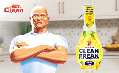  Mr. Clean Freak Deep Cleaning Mist Spray Refill, Lemon Zest :  Health & Household