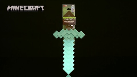 Minecraft Role-Play Accessory Collection, Child-Sized Sword or Pickaxe,  Collectible Gift