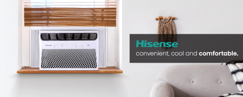 Hisense Window Air Conditioner- convenient, cool and comfortable.