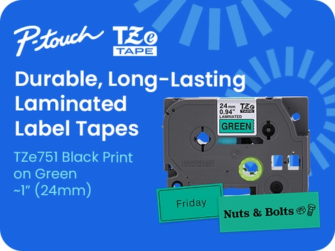TZE751 | LabelMakersPrinters | By Brother TZE751 | LabelMakersPrinters | By Brother